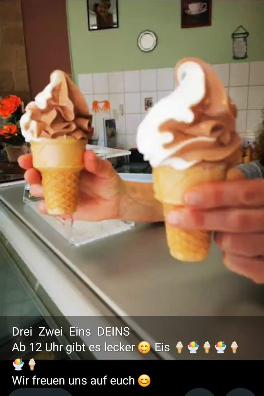 Frisches Softeis von Sodann